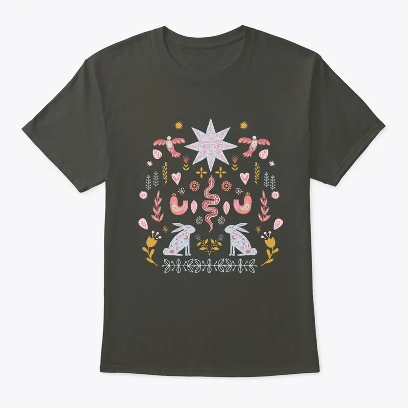 Scandinavian folk art shirt