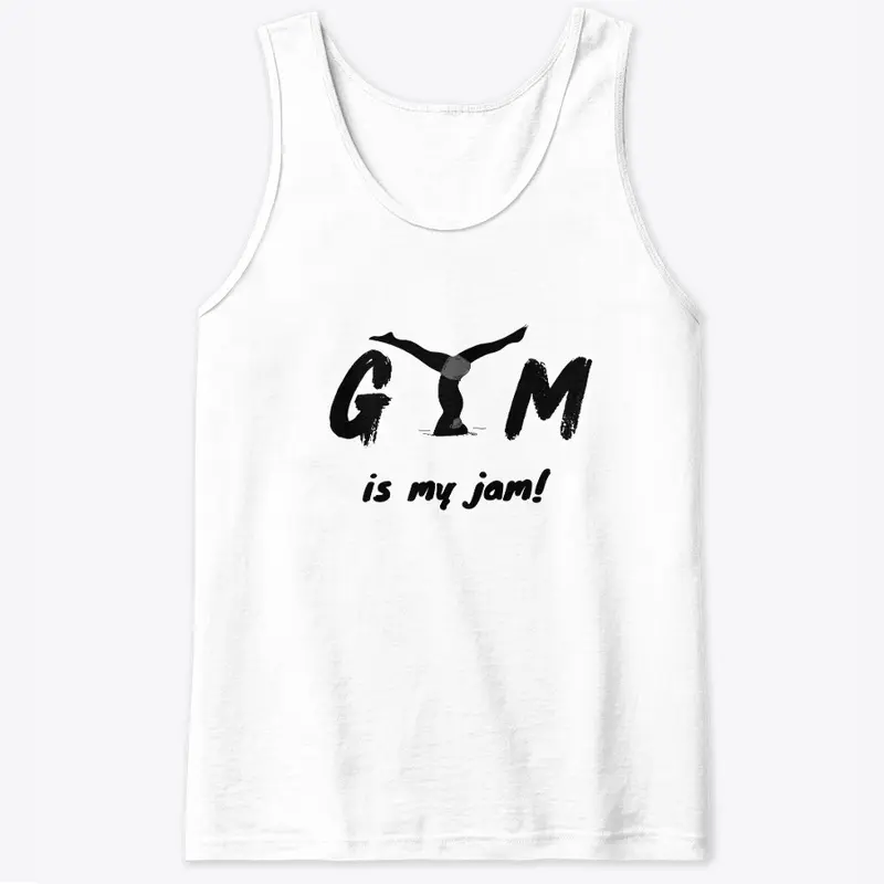 Gym is my jam (black on light)